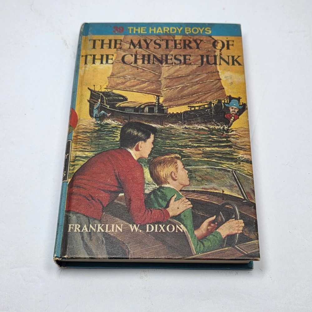 Hardy Boys 39 The Mystery of the Chinese Junk Franklin Dixon Grosset Dunlap